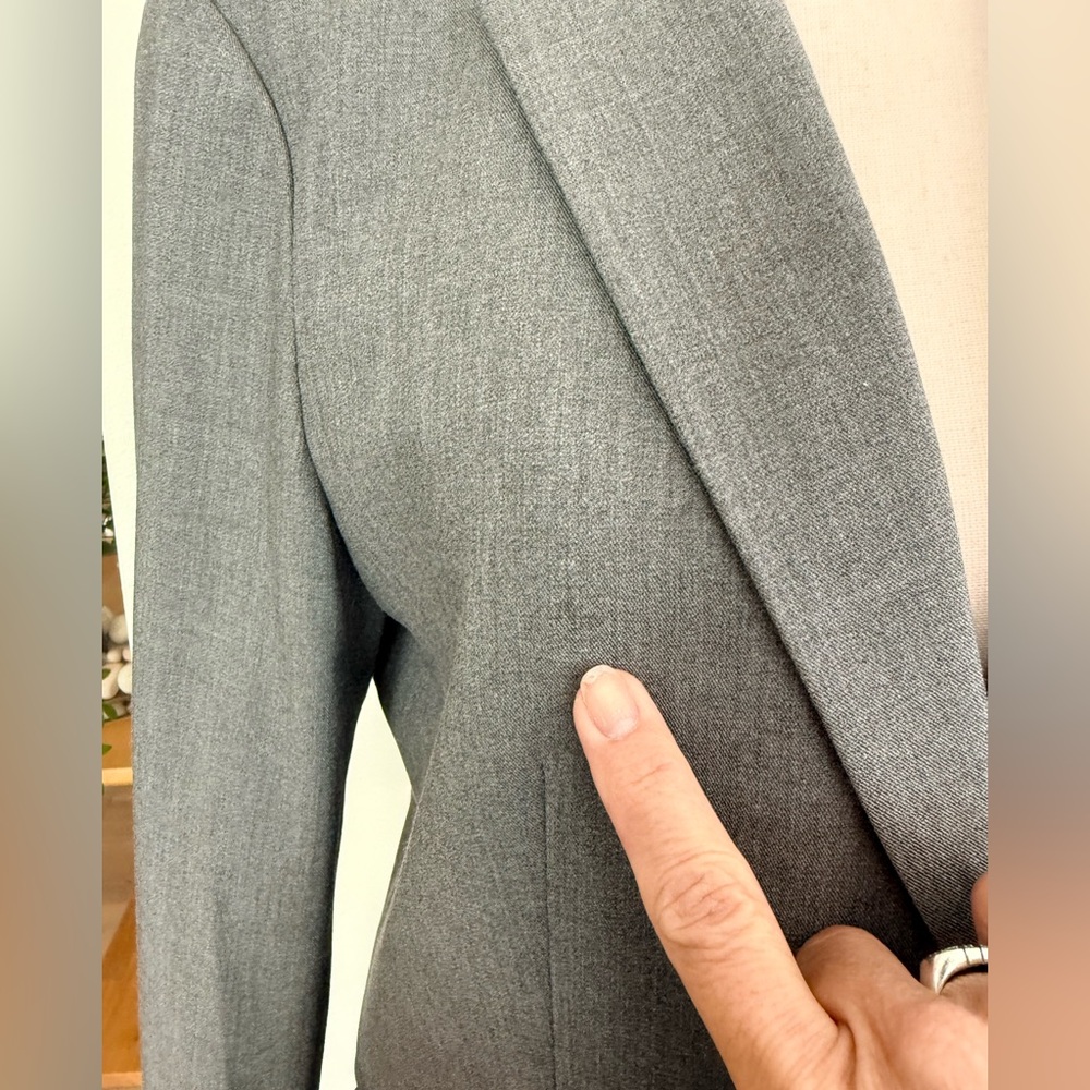 Uniqlo gray jacket and pants suit size XS Petite - Picture 13 of 15